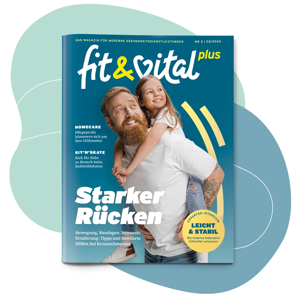 Abbildung des Covers der Ausgabe 02 vom fit & vital plus Magazin