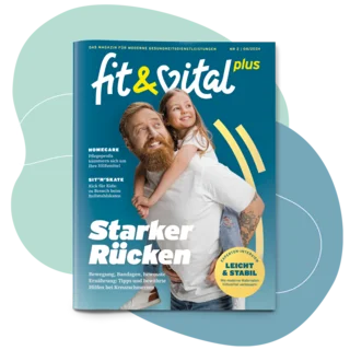 Abbildung des Covers der Ausgabe 02 vom fit & vital plus Magazin