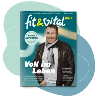 Abbildung des Covers der Ausgabe 04 vom fit & vital plus Magazin