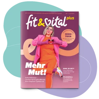 Abbildung des Covers der Ausgabe 01 vom fit & vital plus Magazin