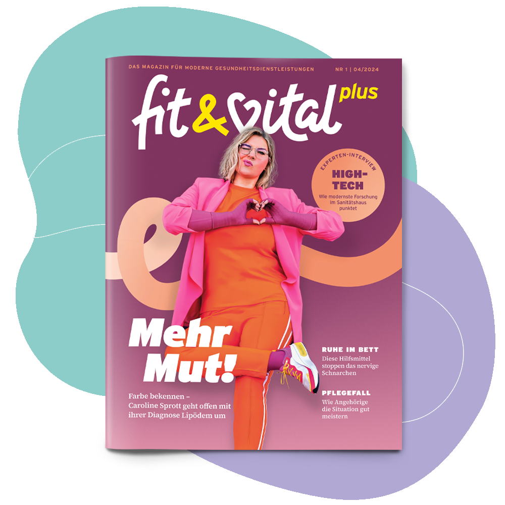 Abbildung des Covers der Ausgabe 01 vom fit & vital plus Magazin